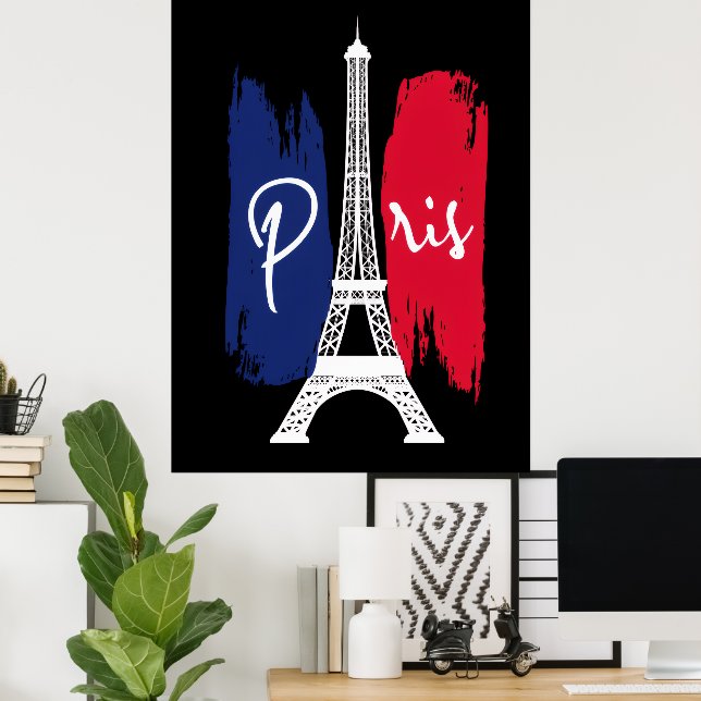 Paris Eiffel Tower  Poster (Home Office)