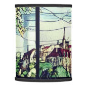 PARIS EIFFEL TOWER STAINED GLASS LAMP SHADE (Left)