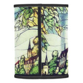 PARIS EIFFEL TOWER STAINED GLASS LAMP SHADE (Back)