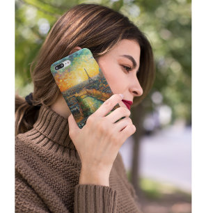 Paris Eiffel Tower Sunset Impressionist Art iPhone 13 Case