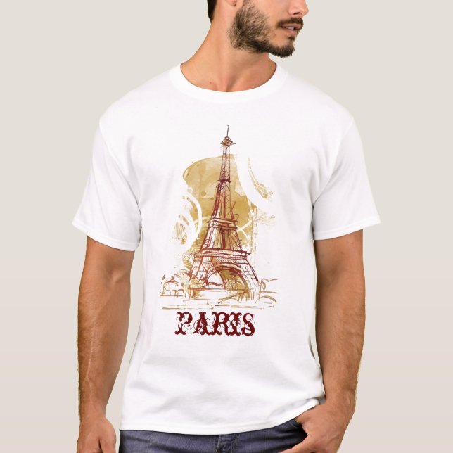 paris Eiffel Tower T-Shirt (Front)