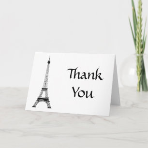Paris Eiffel Tower Thank You