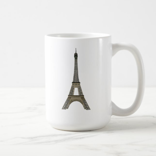 Paris: Eiffel Tower: Vector Drawing: Coffee Mug (Right)