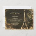 Paris Eiffel tower vintage bridal shower