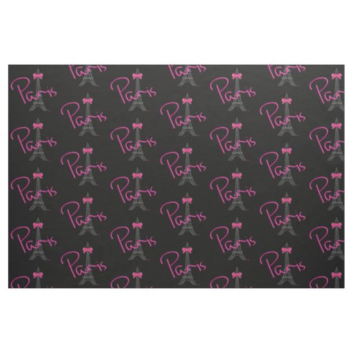 Paris, Eiffel Tower with Bow Fabric