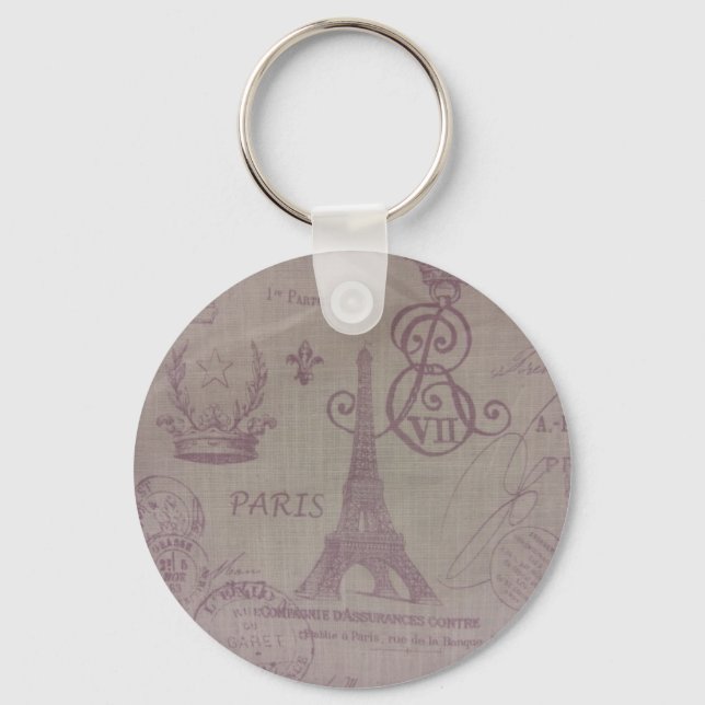 Paris -- Eiffle Tower Keychain (Front)