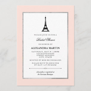 Paris Elegance Bridal Shower Invitation