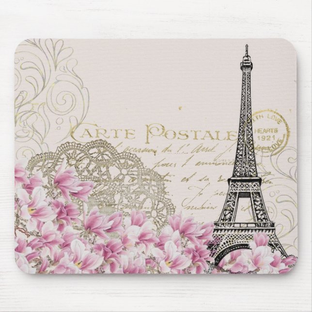 Paris Elegance Mouse Pad (Front)