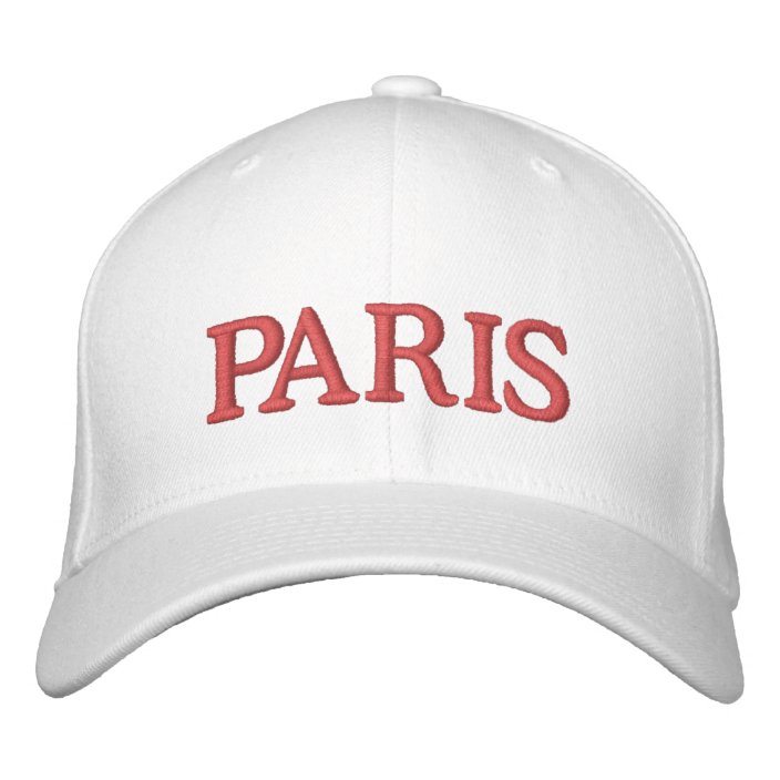 Paris Embroidered Baseball Cap