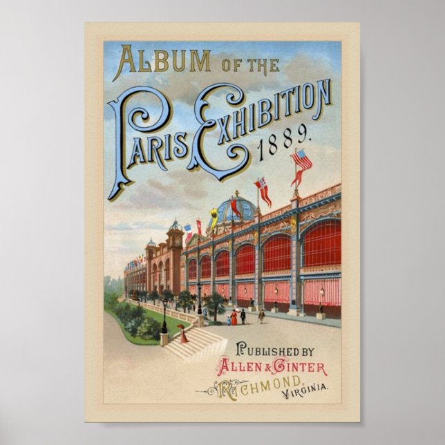 Paris Exhibition 1889 Poster (Front)