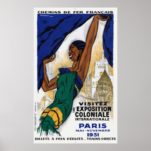 Paris Exposition Vintage Wall Art 1931