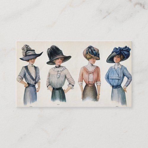 Paris Fashion 1910 Business Card