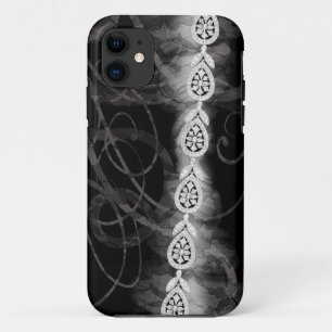 Paris fashion Style v3 diamonds iPhone 11 Case