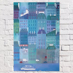 Paris Faux Canvas Print<br><div class="desc">Modern cityscape painting of Paris in the spring.  For those who love France and French architecture.
Original art by Nic Squirrell</div>
