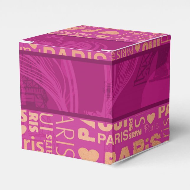 Paris Favor Boxes (Front Side)