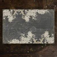 Vintage Texture Rustic Floral Decoupage Tissue Paper
