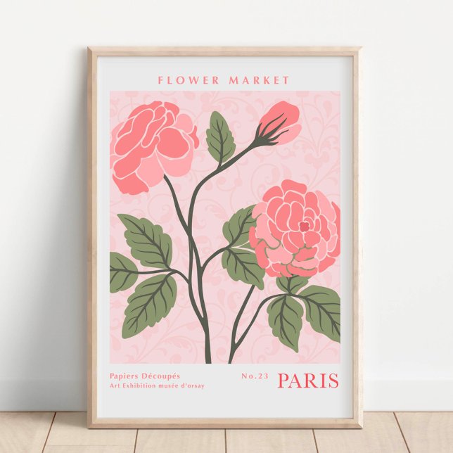 Paris Flower Market Botanical Poster (Creator Uploaded)