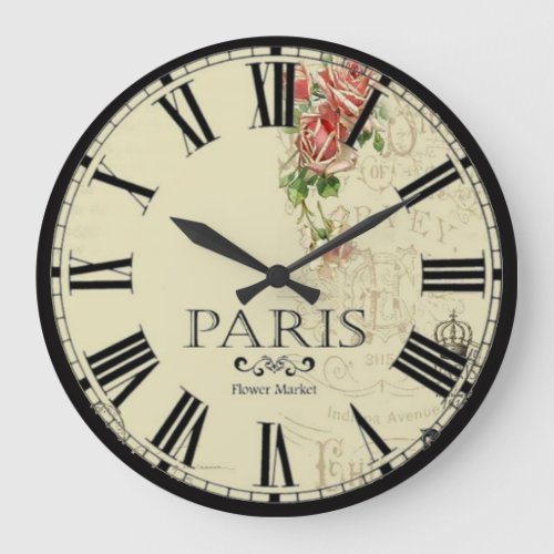 Paris Flower Market Clock
