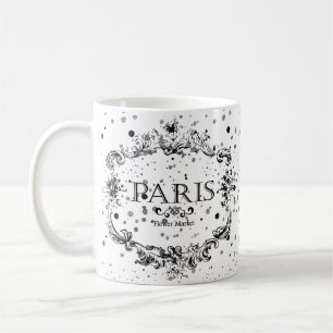 Paris flower market coffee mug
