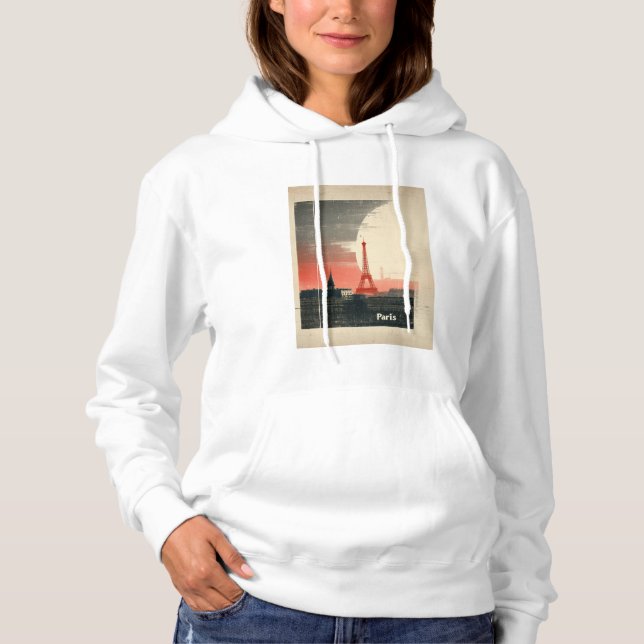Paris, France – 1960s Inspired Graphic Hoodie (Front)