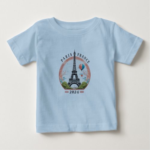 Paris France 2024 Baby T_Shirts Paris France 2024 Baby T_Shirt