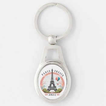 Paris France 2024 Fleece Blankets  Eiffel Tower Keychain by TBayaoShop at Zazzle