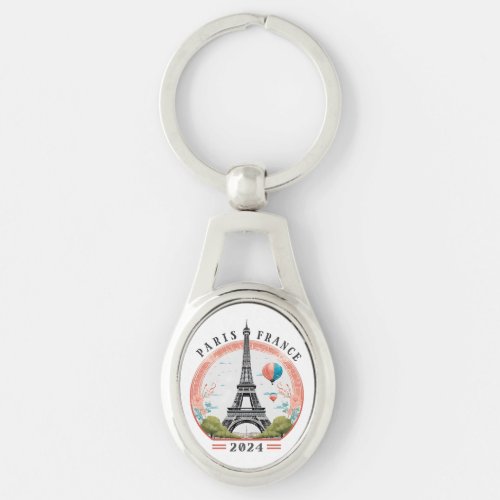 Paris France 2024 Fleece Blankets Eiffel Tower Keychain