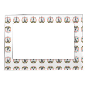 Paris France 2024 Magnetic Frames, Eiffel Tower Magnetic Frame