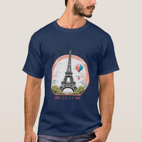 Paris France 2024 Mens T_Shirts Paris France T_Shirt