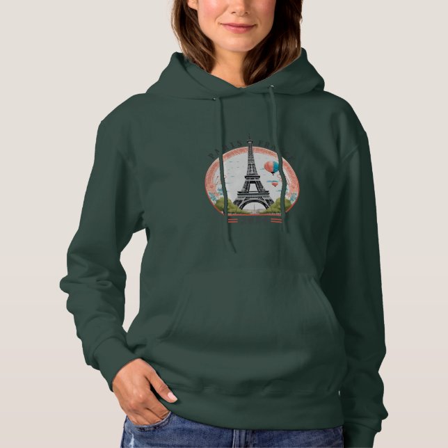 Paris France 2024 Women's Hoodie, Paris France Hoodie (Front)