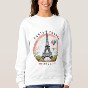 Paris France 2024 Women's Sweatshirts, Paris  Sweatshirt
