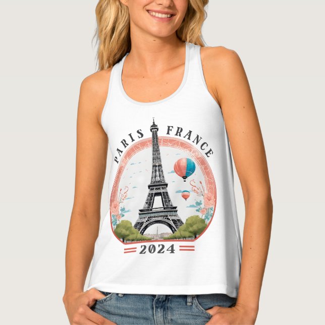 Paris France 2024 Women's Tank Top, Paris France  (Front)