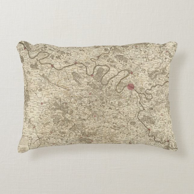 Paris France Accent Pillow (Front)