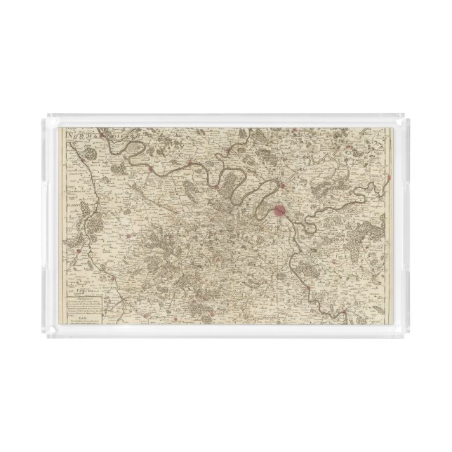 Paris France Acrylic Tray (Front)