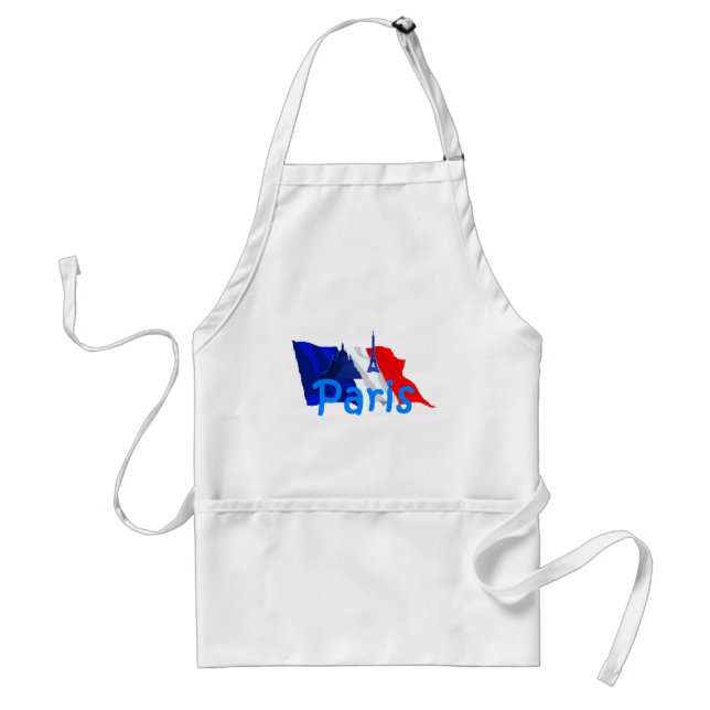 Paris France Adult Apron (Front)