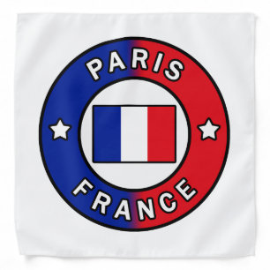 Paris France Bandana