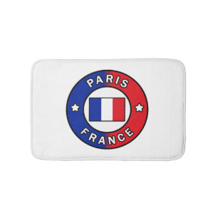 Paris France Bath Mat