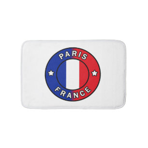 Paris France Bath Mat