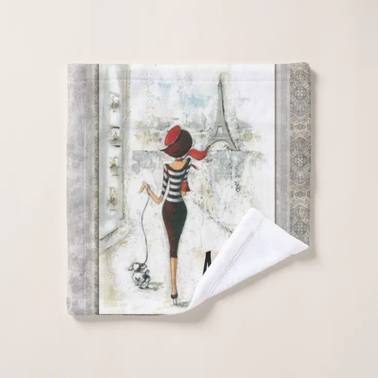 Paris France Bathroom Towel Sets Zazzle