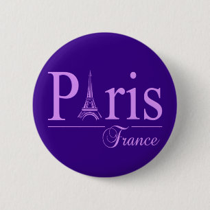 Paris France button