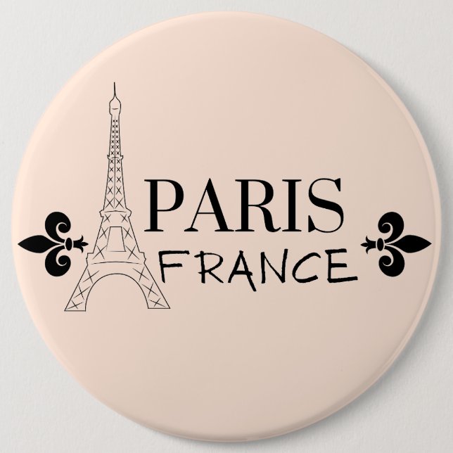 PARIS FRANCE BUTTON (Front)