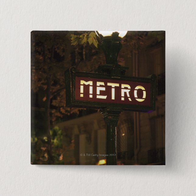 Paris, France. Button (Front)