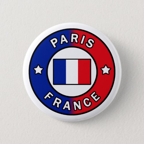 Paris France Button
