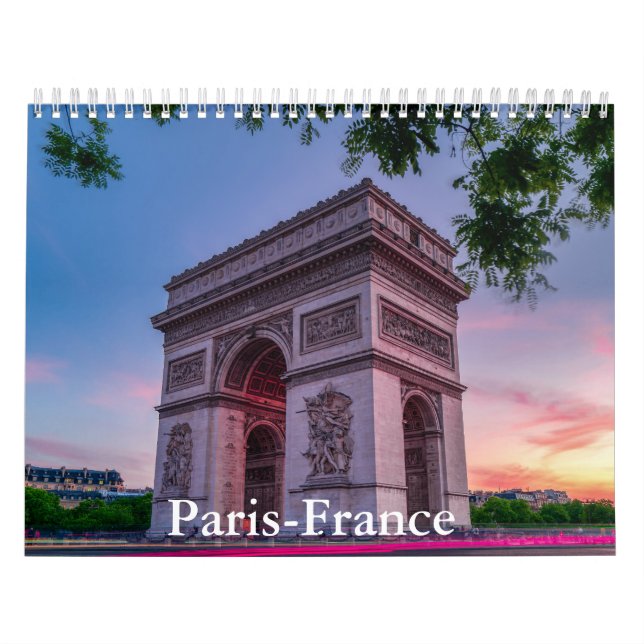 Paris-France Calendar (Cover)