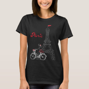 Paris France City of Love Eiffel Tower Europe T-Shirt
