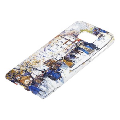 Paris France City Street Scene Art Device Case