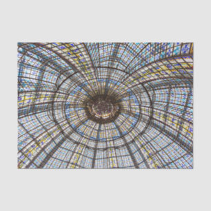 Paris France Colorful Stained Glass Tissue Paper