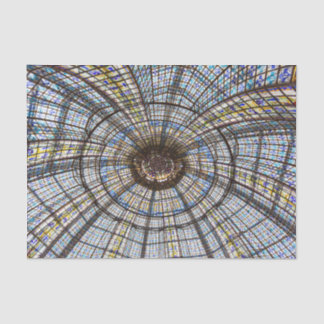 Paris France Colorful Stained Glass Tissue Paper