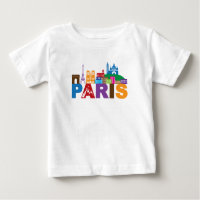 Paris, France | Colorful Typography