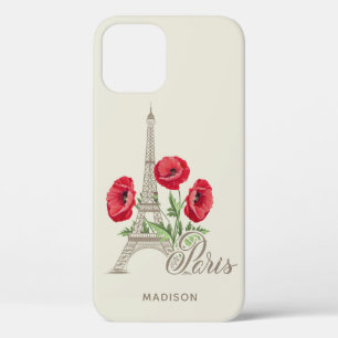 Paris France custom name phone cases